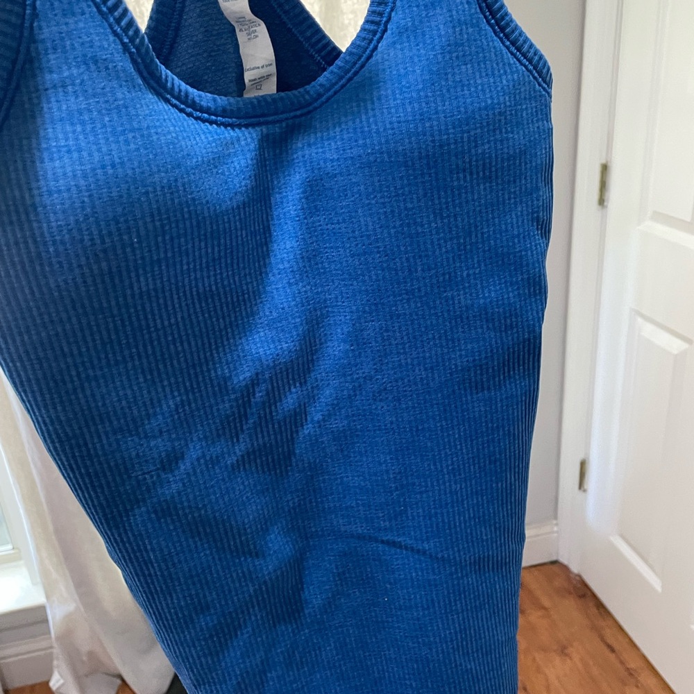 Lululemon Athletica Blue Tank Top
